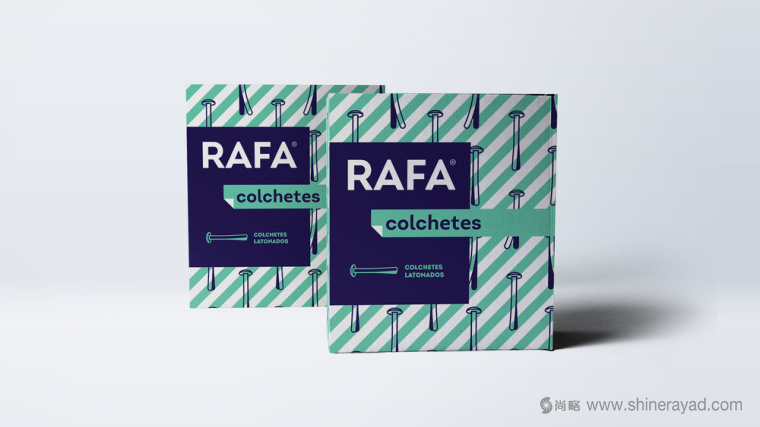 色條風格 RAFA 辦公用品包裝設計-上海包裝設計公司設計欣賞3