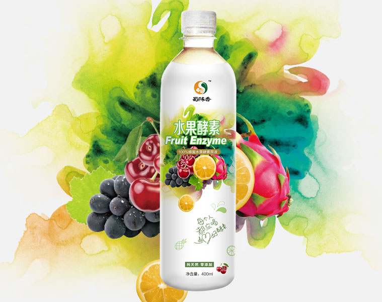 蜀陳香100%蜂蜜水果酵素保健飲品飲料包裝設(shè)計-上海飲料包裝設(shè)計公司1