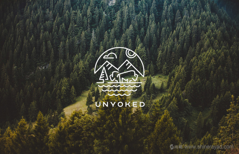 Unyoked 旅游度假村地產項目LOGO設計-上海LOGO設計公司1