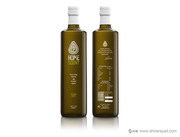 Home 純天然壓榨橄欖油瓶型造型設計包裝設計-上海包裝設計公司5