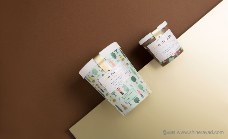 Mon Choco 巧克力包裝設計插畫設計-上海包裝設計佳作欣賞4