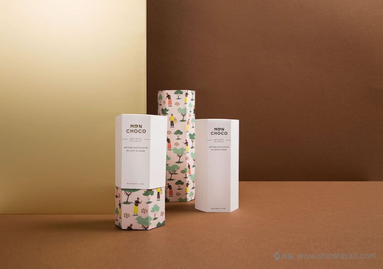 Mon Choco 巧克力包裝設計插畫設計-上海包裝設計佳作欣賞7
