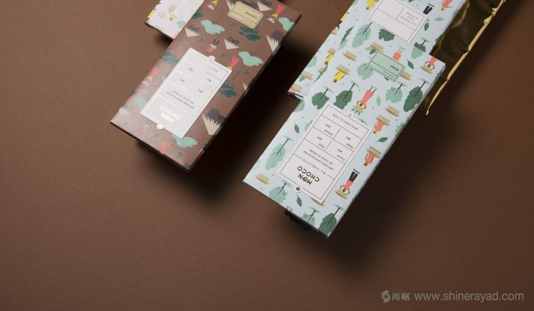 Mon Choco 巧克力包裝設計插畫設計-上海包裝設計佳作欣賞12