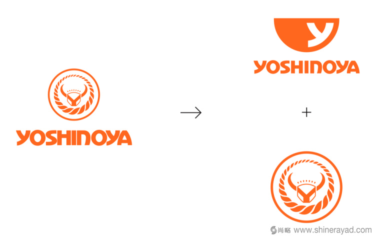 日本吉野家快餐新logo設計-上海餐飲logo設計公司鑒賞2