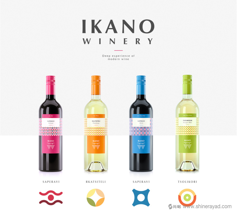 IKANO Winery 時尚葡萄酒包裝設(shè)計品牌形象設(shè)計-上海品牌設(shè)計公司1