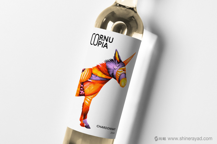 上海包裝設計公司設計欣賞：創意彩繪動物系列 Concept 葡萄酒標標簽設計2