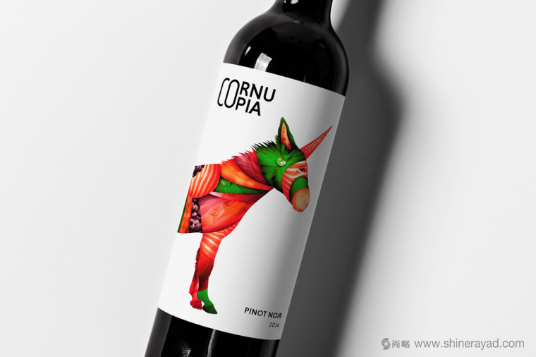 上海包裝設計公司設計欣賞：創意彩繪動物系列 Concept 葡萄酒標標簽設計5