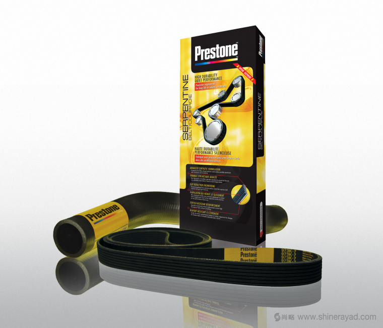Prestone 百適通張緊輪皮帶套裝包裝設計－上海汽配包裝設計公司1