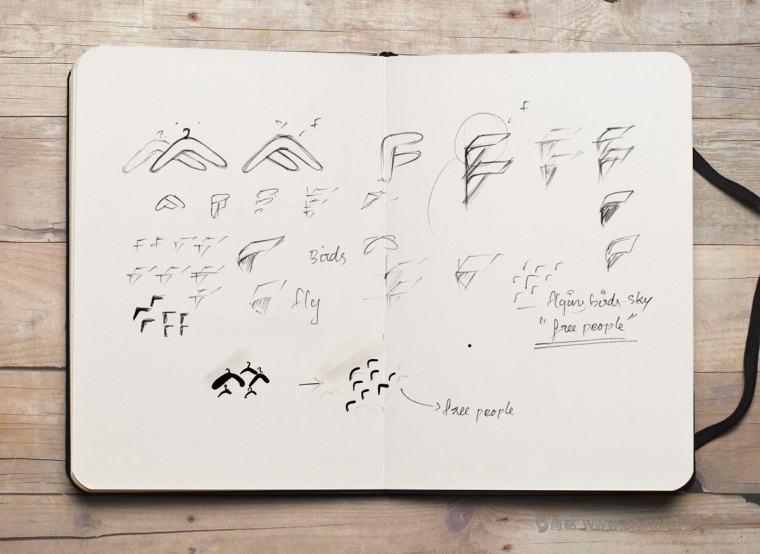 Flyrobe 時裝定制設計品牌logo設計-上海服裝logo設計案例欣賞2