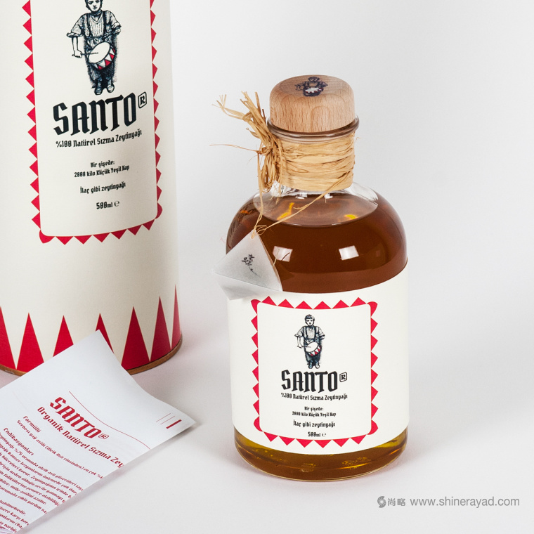 SANTO醫用藥瓶風格橄欖油包裝設計-上海包裝設計公司-上海品牌設計公司3