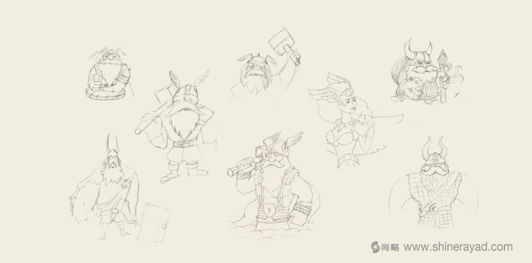 上海品牌設計公司網站設計公司分享一個有意思游戲網站設計人物插畫設計2