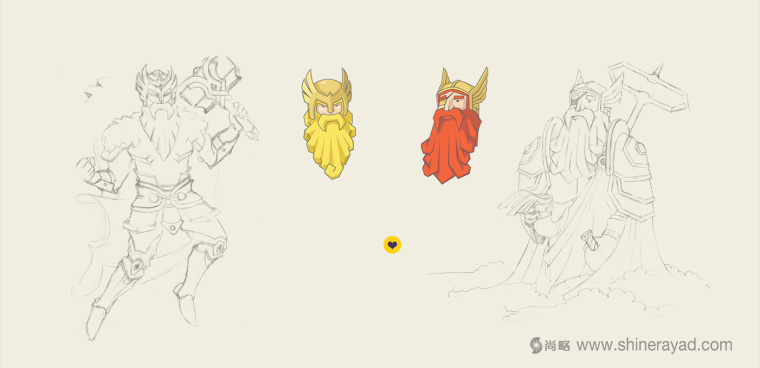 上海品牌設計公司網站設計公司分享一個有意思游戲網站設計人物插畫設計3