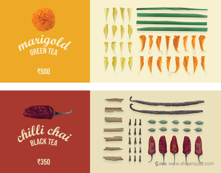 印度 Tea Trunk 茶葉品牌小象吉祥物包裝設計-上海包裝設計公司8