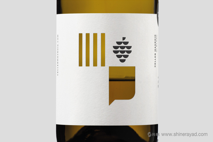 Pinyeres 鏤空紅酒酒標標簽包裝設計-上海包裝設計公司1