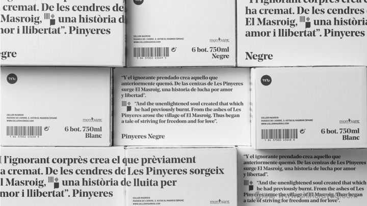 Pinyeres 鏤空紅酒酒標標簽包裝設計-上海包裝設計公司3