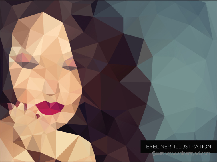 Sugar 品牌三角美女插畫美容彩妝化妝品包裝設計-上海包裝設計公司20