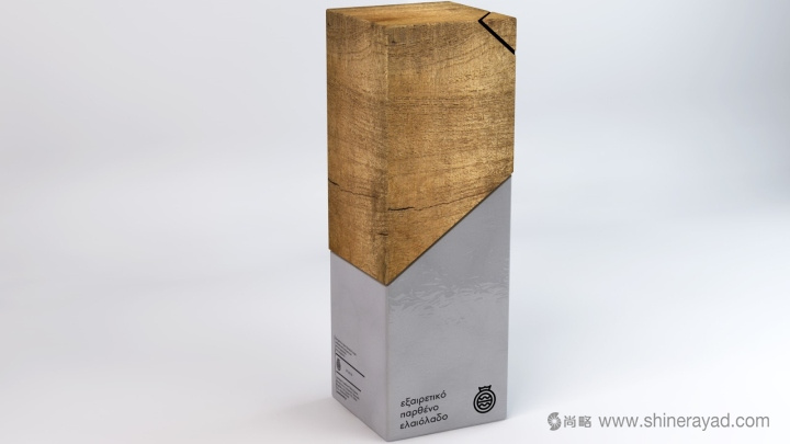 有機原木風Koronaki希臘特級初榨橄欖油禮盒包裝設計-上海包裝設計公司欣賞2