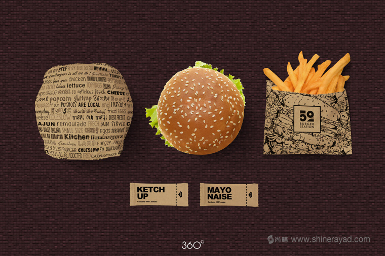 Burger Station 漢堡快餐餐廳餐飲VI設計-上海VI設計-上海品牌設計公司4