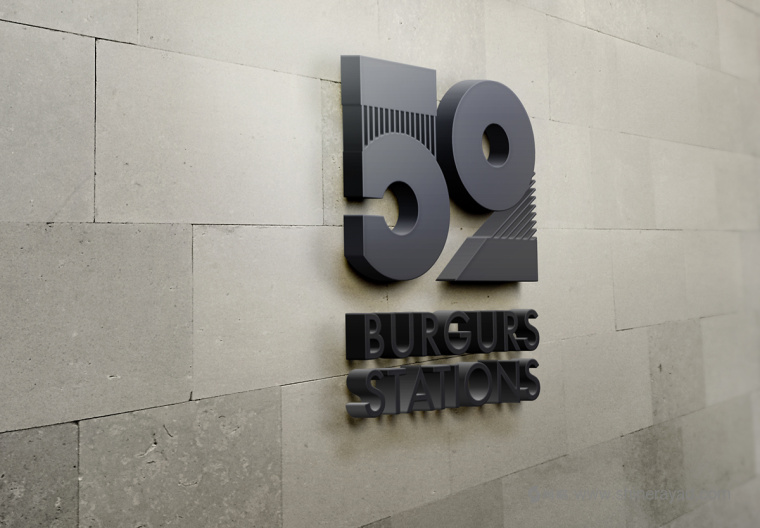 Burger Station 漢堡快餐餐廳餐飲logo設計-上海logo設計-上海品牌設計公司2