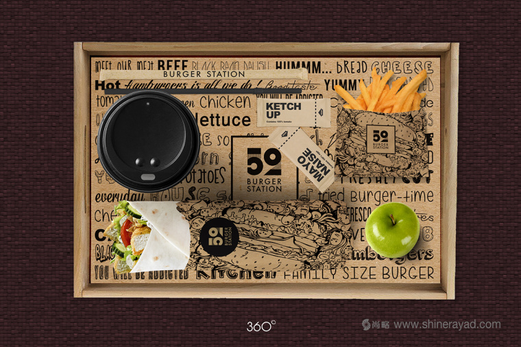 Burger Station 漢堡快餐餐廳餐飲VI設計-上海VI設計-上海品牌設計公司7