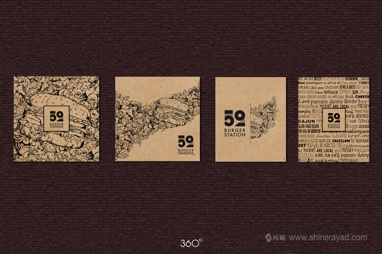 Burger Station 漢堡快餐餐廳餐飲VI設計-上海VI設計-上海品牌設計公司9