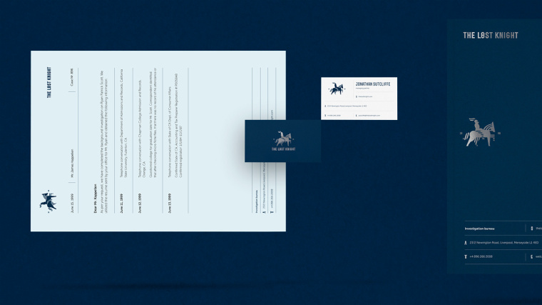The Lost Knight商務(wù)公司藍(lán)色騎士logo設(shè)計VI設(shè)計-上海logo設(shè)計-上海VI設(shè)計8