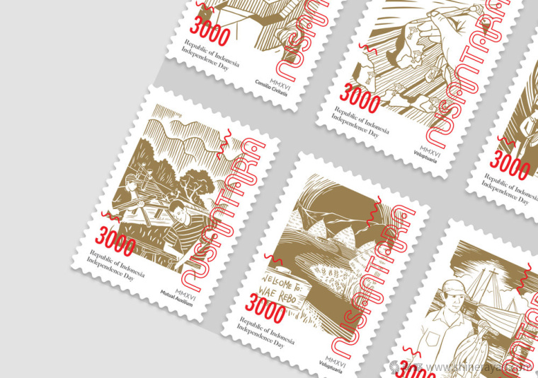 印度尼西亞獨(dú)立71周年紀(jì)念節(jié)日品牌形象設(shè)計(jì)禮品包裝設(shè)計(jì)4