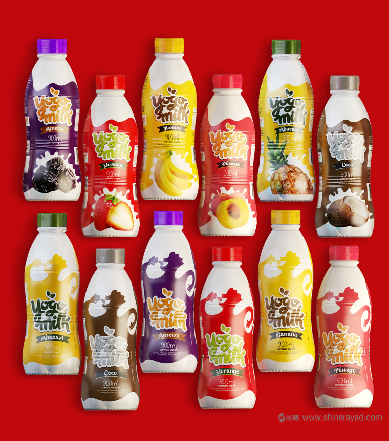 Yogo Milk 自然發酵酸奶包裝設計欣賞-上海包裝設計公司3