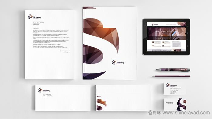 上海logo設(shè)計——Scavery 地產(chǎn)信托管理公司LOGO設(shè)計VI設(shè)計9