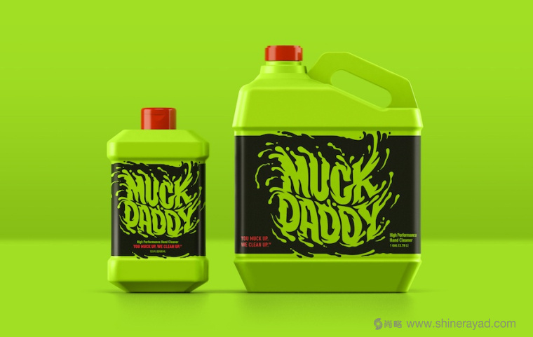 MUCK DADDY 汽車清潔劑汽車用品包裝設計3