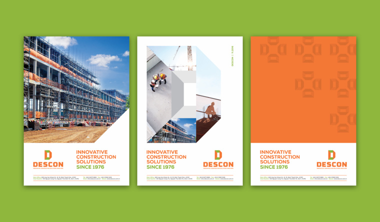 Descon 建筑工業(yè)公司品牌VI設(shè)計(jì)-上海VI設(shè)計(jì)公司