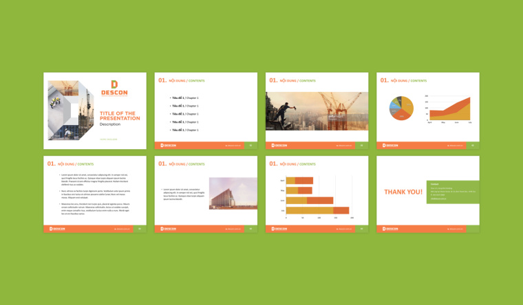 Descon 建筑工業(yè)公司品牌VI設(shè)計(jì)-上海VI設(shè)計(jì)公司
