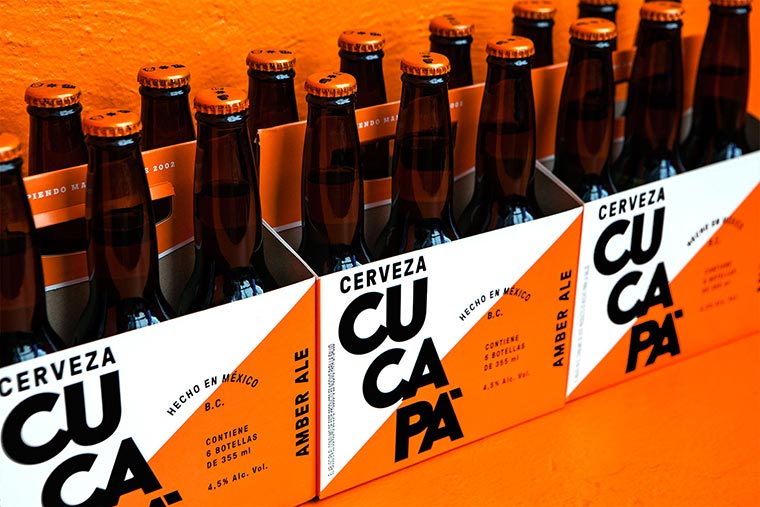 濃濃的藍領工人風格，Cucapá啤酒品牌包裝設計
