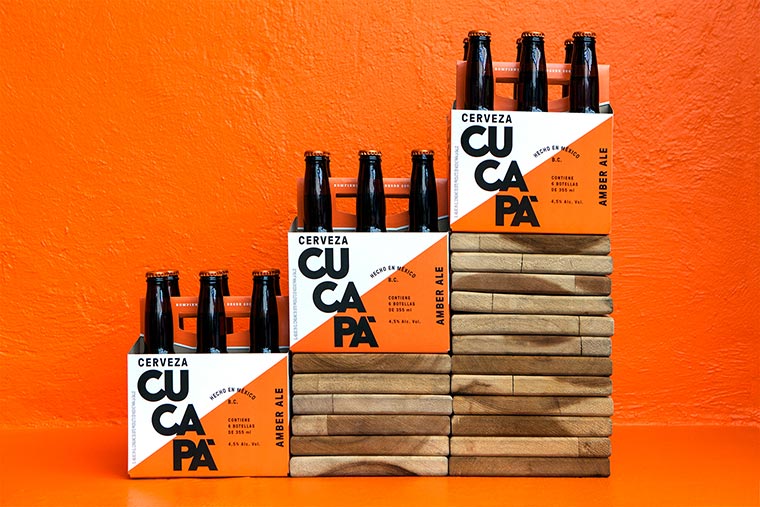 濃濃的藍領工人風格，Cucapá啤酒品牌包裝設計