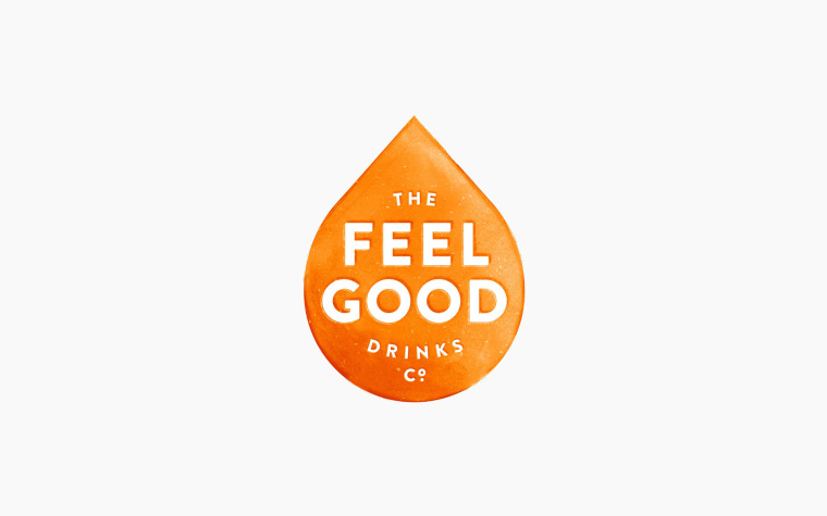 純凈自然風格 Feel Good 果汁飲料包裝-logo