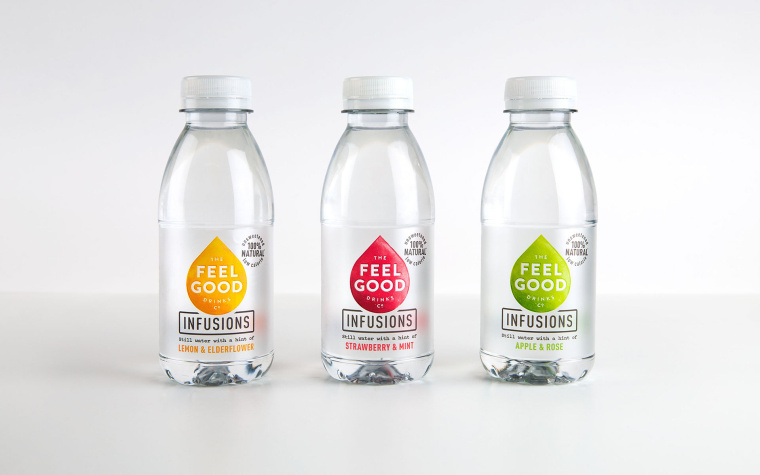 純凈自然風格 Feel Good 果汁飲料包裝設計品牌推廣