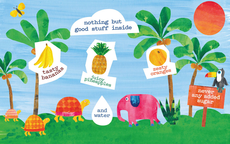 純凈自然風格 Feel Good 果汁飲料包裝設計品牌推廣