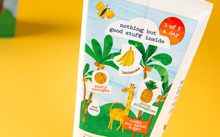 純凈自然風格 Feel Good 果汁飲料包裝設計品牌推廣