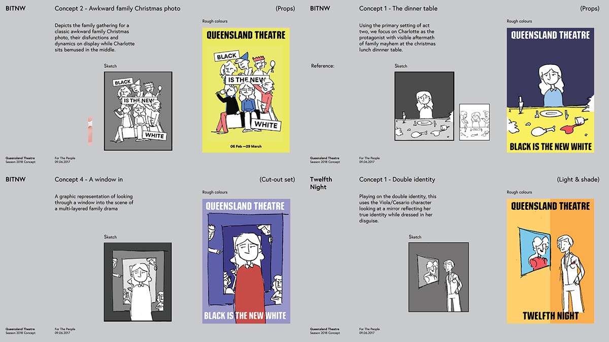 昆士蘭劇院2018宣傳海報設計拍攝制作-上海廣告設計公司