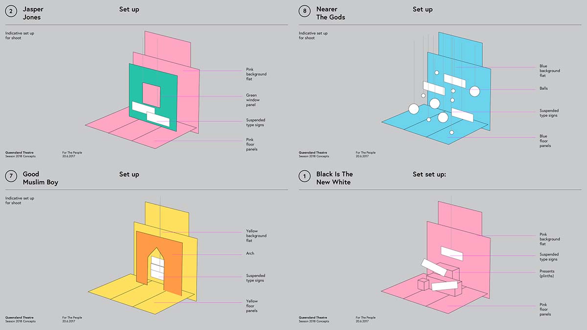 昆士蘭劇院2018宣傳海報設計拍攝制作-上海廣告設計公司