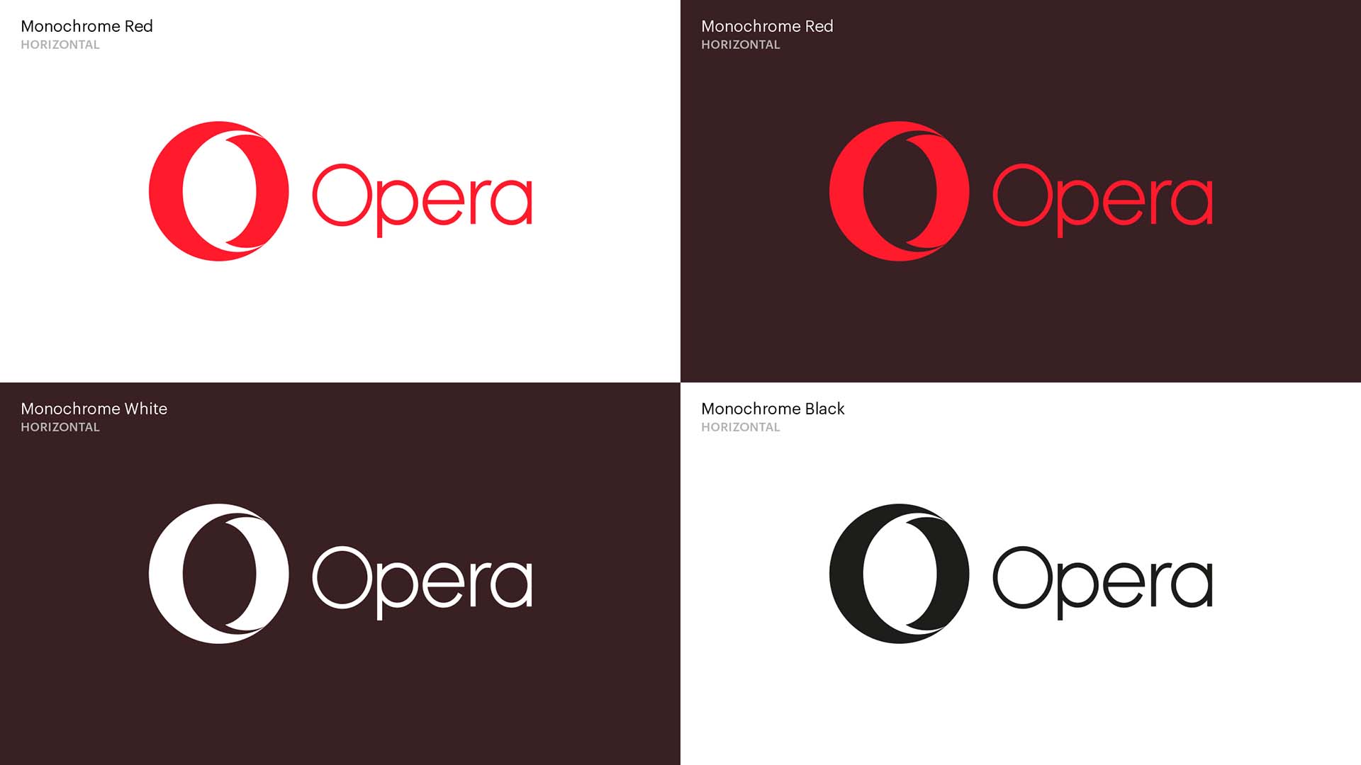 傳達流暢動感體驗的Opera瀏覽器品牌VI視覺形象識別設計