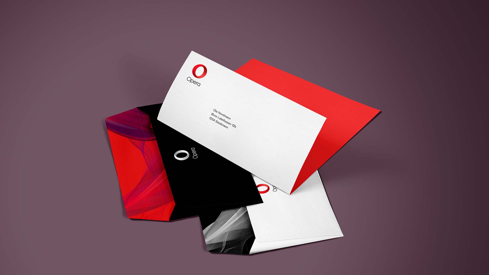 傳達流暢動感體驗的Opera瀏覽器品牌VI視覺形象識別設計