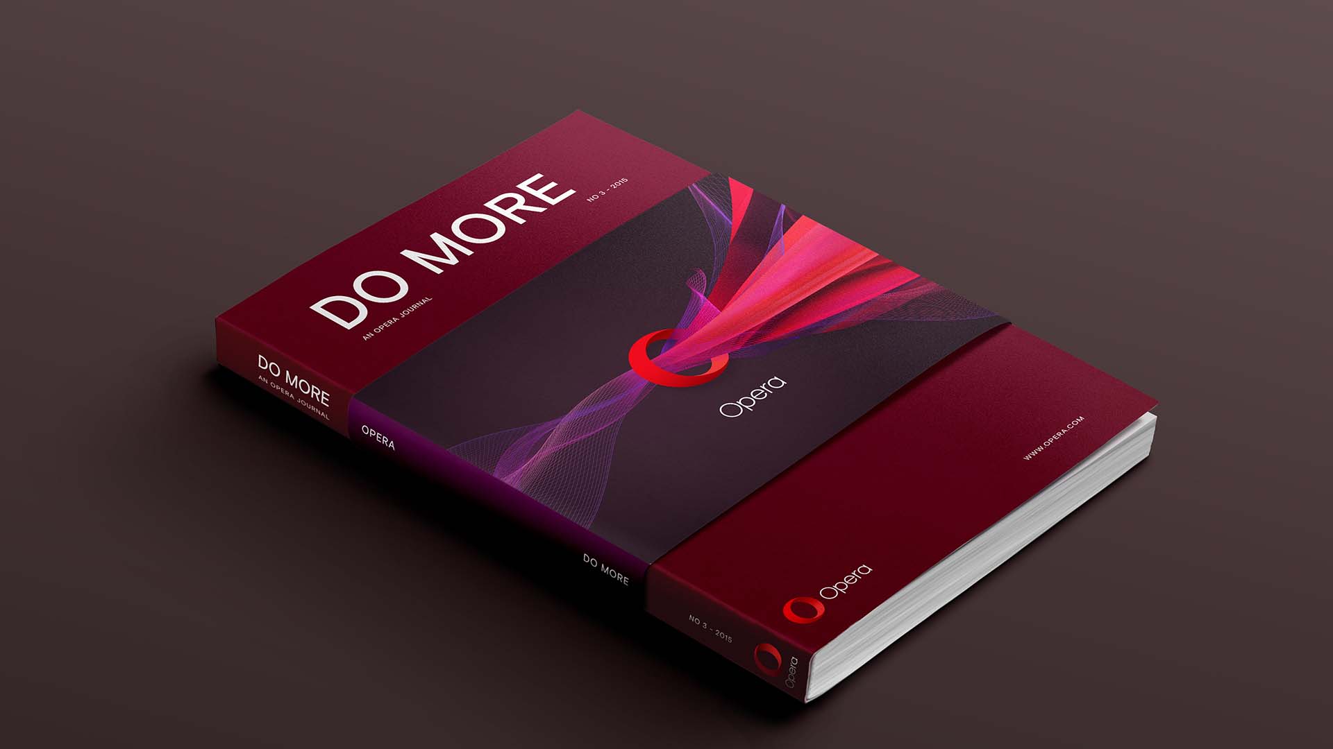 傳達流暢動感體驗的Opera瀏覽器品牌VI視覺形象識別設計