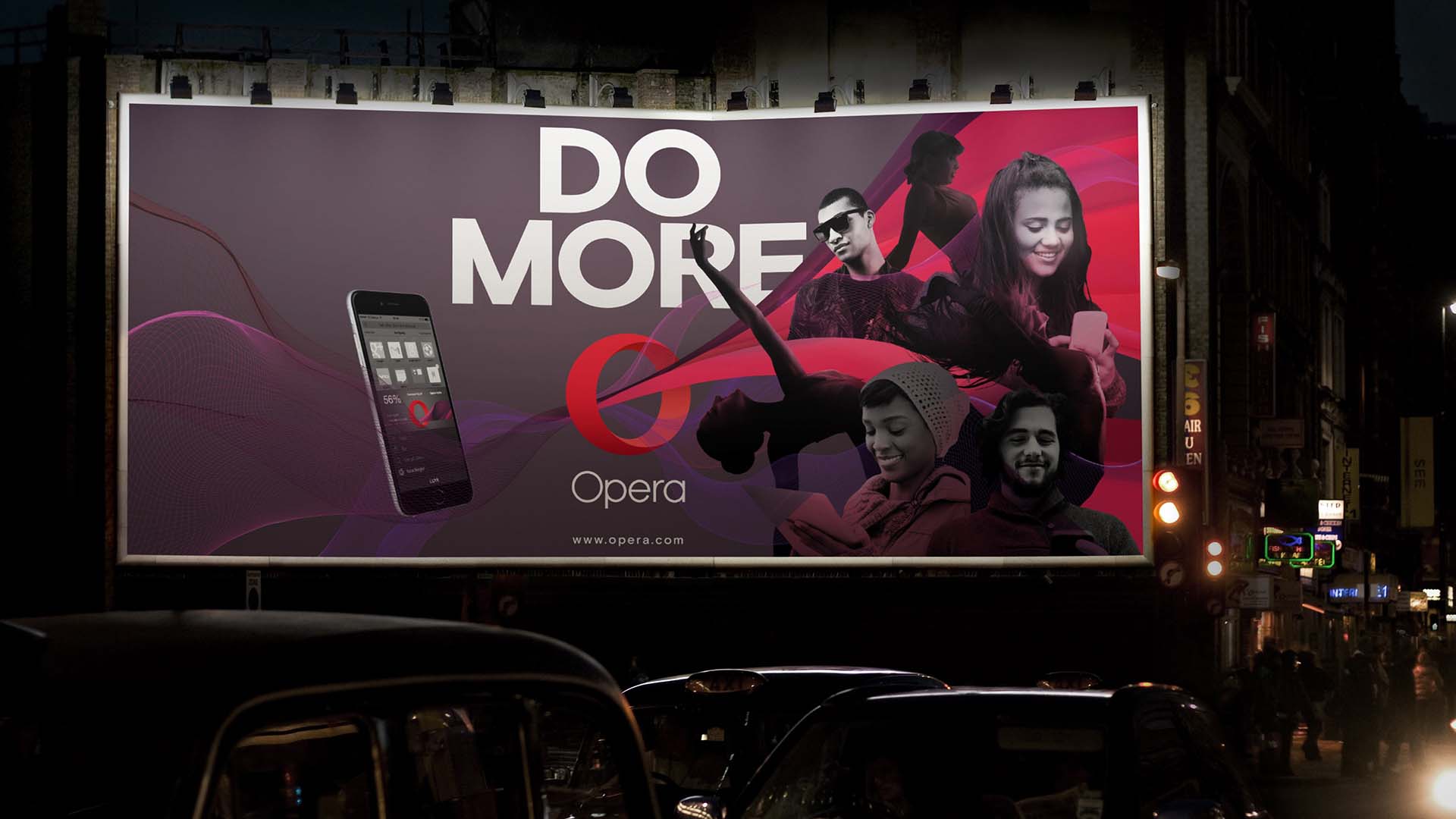 傳達流暢動感體驗的Opera瀏覽器品牌VI視覺形象識別設計