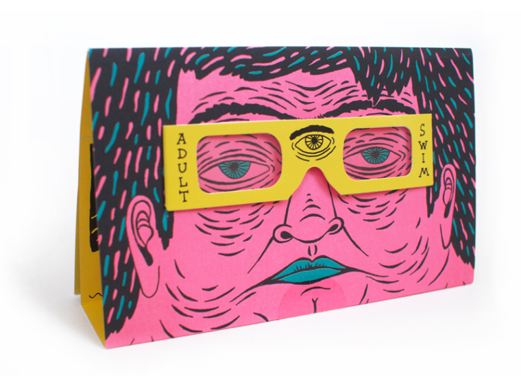 涂鴉風格的3D泳鏡營銷宣傳畫冊物料創意設計-上海畫冊設計公司