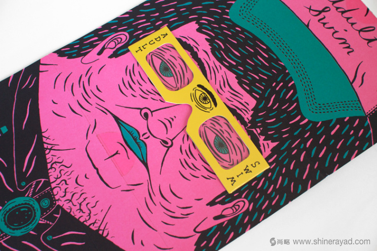 涂鴉風格的3D泳鏡營銷宣傳畫冊物料創意設計-上海畫冊設計公司