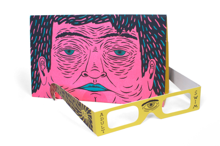 涂鴉風格的3D泳鏡營銷宣傳畫冊物料創意設計-上海畫冊設計公司