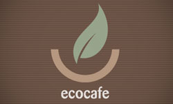 上海尚略logo設計公司分享：10個最佳的葉子logo設計-Eco Cafe Logo