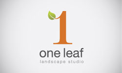 上海尚略logo設計公司分享：10個最佳的葉子logo設計-One Leaf 景觀工作室logo