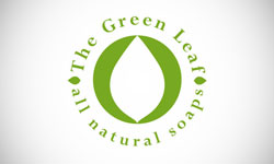 上海尚略logo設計公司分享：10個最佳的葉子logo設計-綠色全天然香皂logo